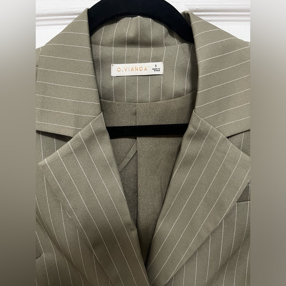 Cropped Blazer - image 2